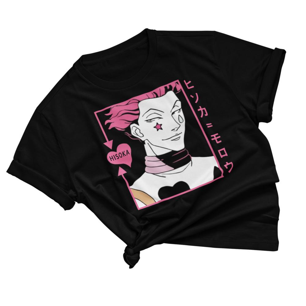 

Hunter X Hunter Anime Hisoka Gon Killua Funny Novelty T-Shirt Size S_5XL 4XL