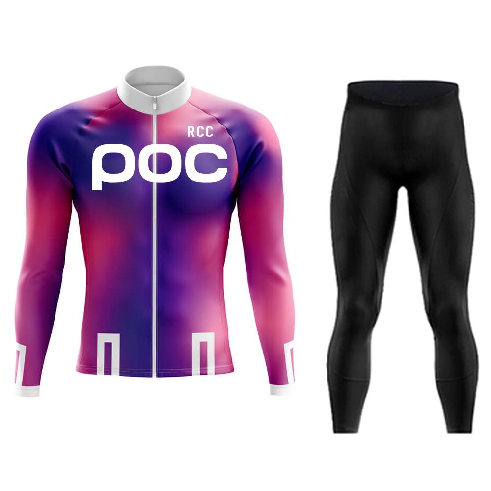 

2026 Autumn Breathable Cycling Suit Set Team Ciclismo Bicicleta Cycling Jersey Men Set Spring Long Set Ropa Ciclismo Mallots Ciclismo Hombre Asian size - XS