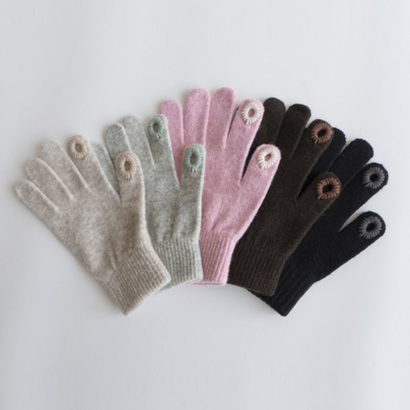 Meminn Cony Logo Twohole Gloves 4clolors