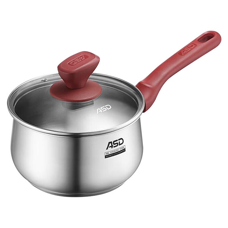 ASD 316L Stainless Steel 18CM Multi-Purpose Saucepan