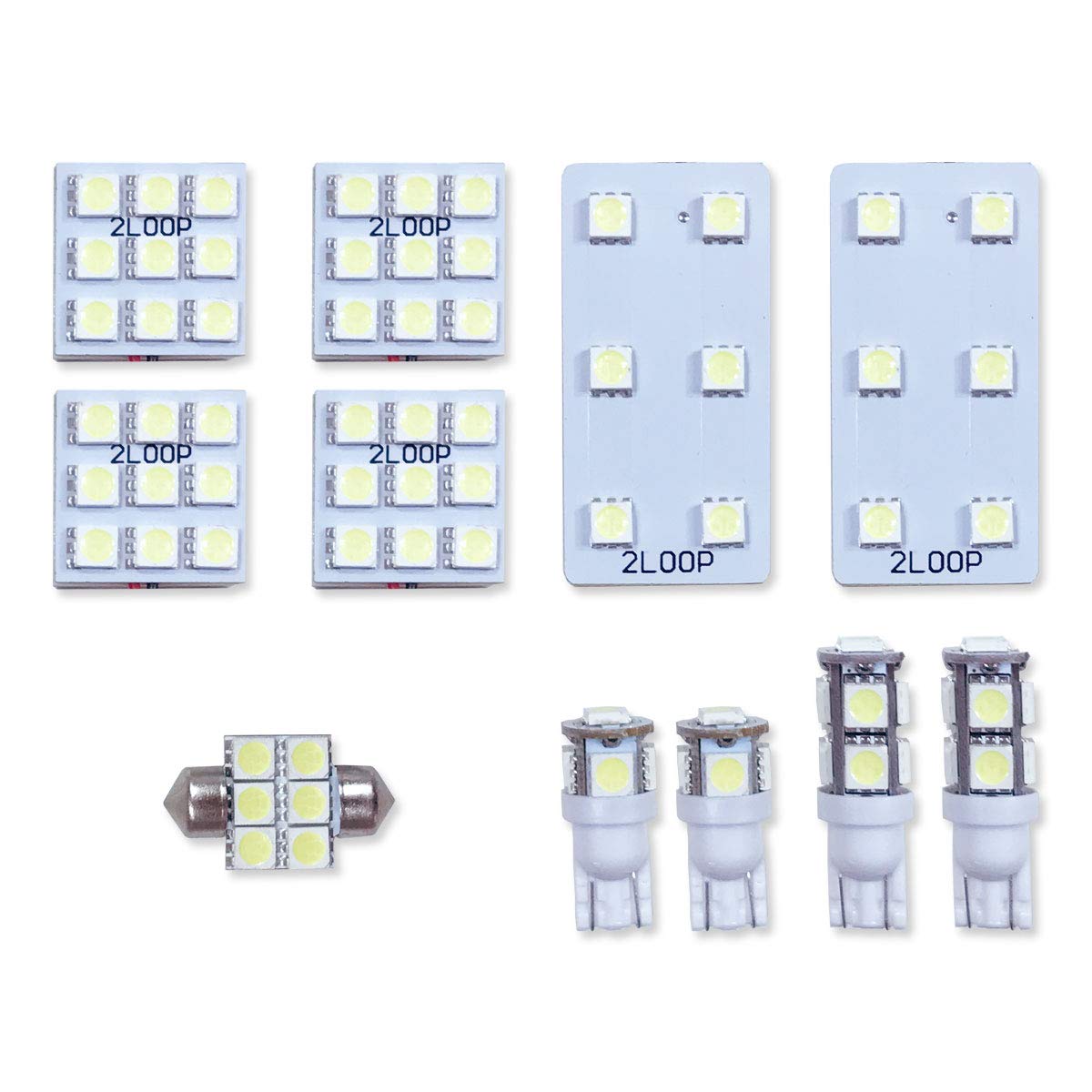 

2LOOP SMD Alphard 10 series LED room lamp Warm white 3-chip 11-piece series/15 -