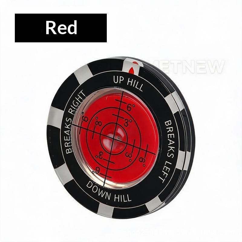 Golf Putt Ball Marker High Precision Round Green Reader Golfing Putting Aid Slope Reader