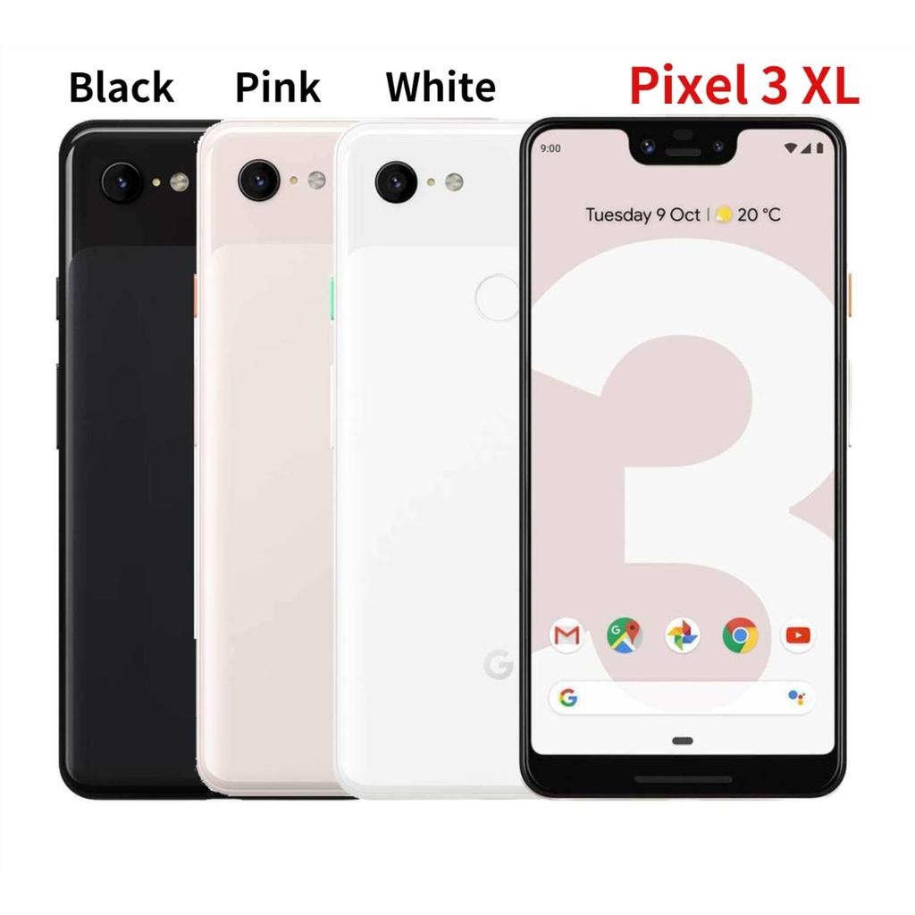 Odnowiony Google Pixel 3 XL Oryginalny 4 GB RAM 64/128 GB ROM Odblokowany Smartfon LTE 3430 mAh