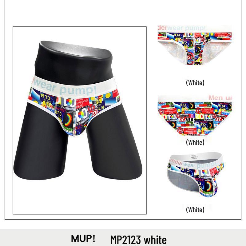 Trendy Low Rise Color Block Slim Fit Hip-Lifting Men's Sport Briefs