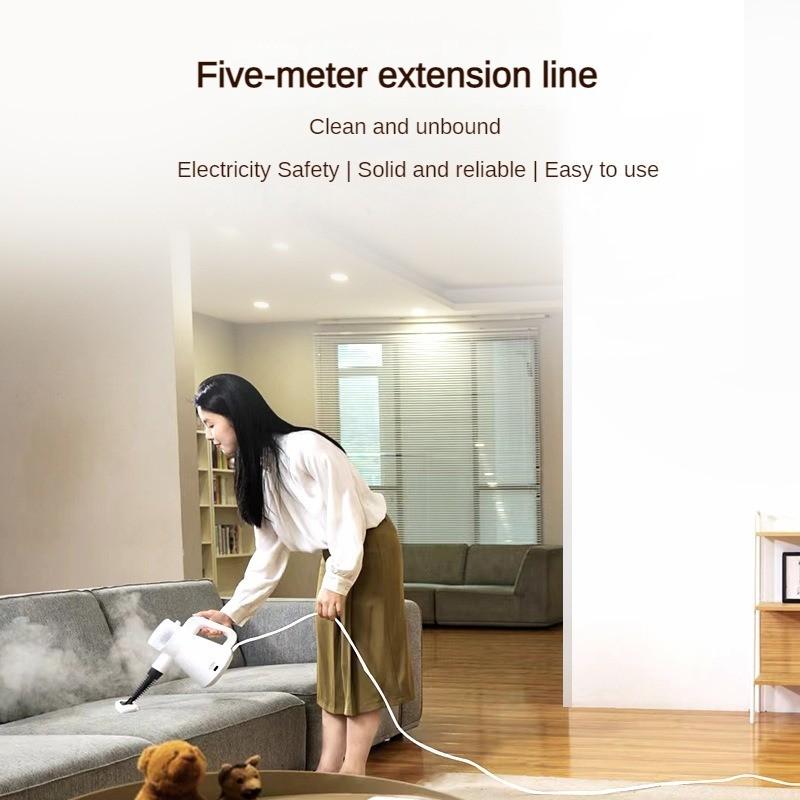 Household Steam Cleaner Sterilization And Mite Removal Fumigation Machine High-Temperature Disinfection Oil Fume Cleaning Machine 1000W