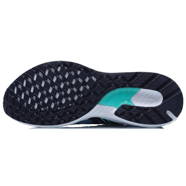 New LiNing Slip Resistant, Abrasion Resistant, Breathable Low Top Running Shoes Unisex Blue Black ARHR055-3