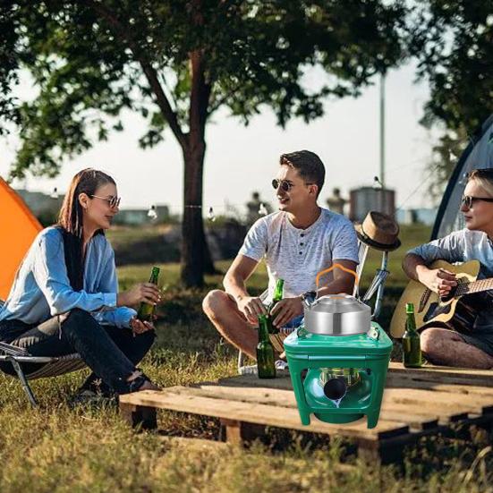 Outdoor Kerosene Stove BBQ Picnic Camping Backpacking Hiking Cooking Kerosene Furnace Burner Portable Lightweight Camp Stove Heater