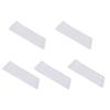 5pcs Transparent DIY Neck Mask Mold Reusable Neck Patch Tray for Facial Mask Maker