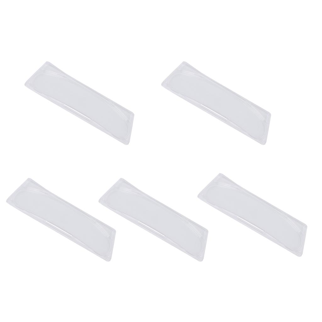 5pcs Transparent DIY Neck Mask Mold Reusable Neck Patch Tray for Facial Mask Maker