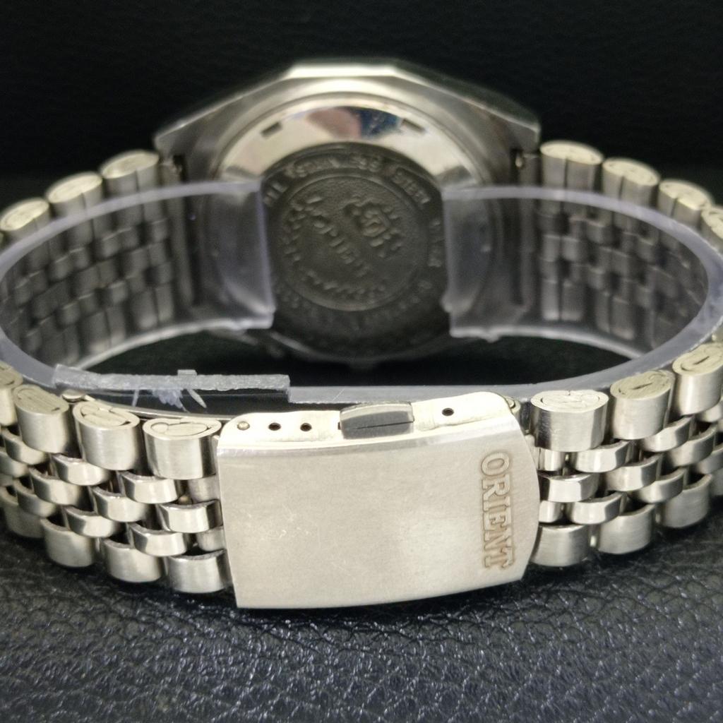 GENUINE VINTAGE ORIENT AUTOMATIC 46941 JAPAN MENS BLUE DIAL WATCH A500348-2 R151b-a500348