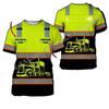 Stromleitungsmonteur Schweißer LKW-Fahrer Mechaniker Elektriker LKW 3D-Druck T-Shirt Herren Oberteil T-Shirt Nicht-Arbeitskleidung Cosplay Sicherheitsuniform