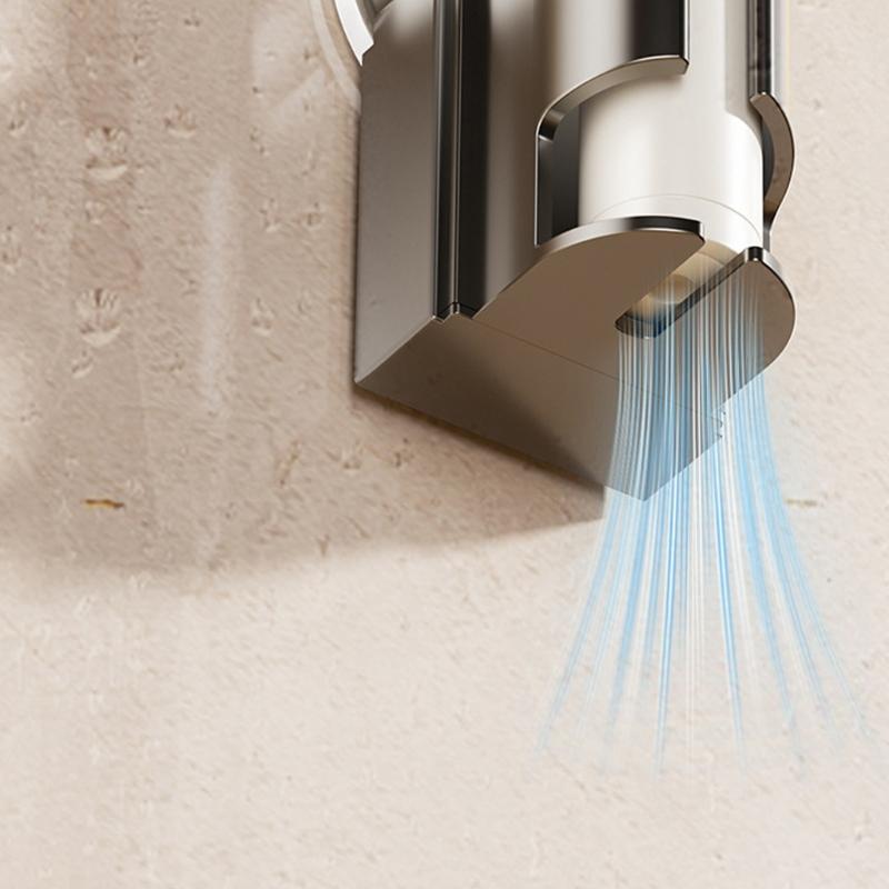 ABS Úložný stojan Držáky na elektrické zubní kartáčky Nástěnný Bez vrtání Koupelnové organizéry s přísavkou do sprchy