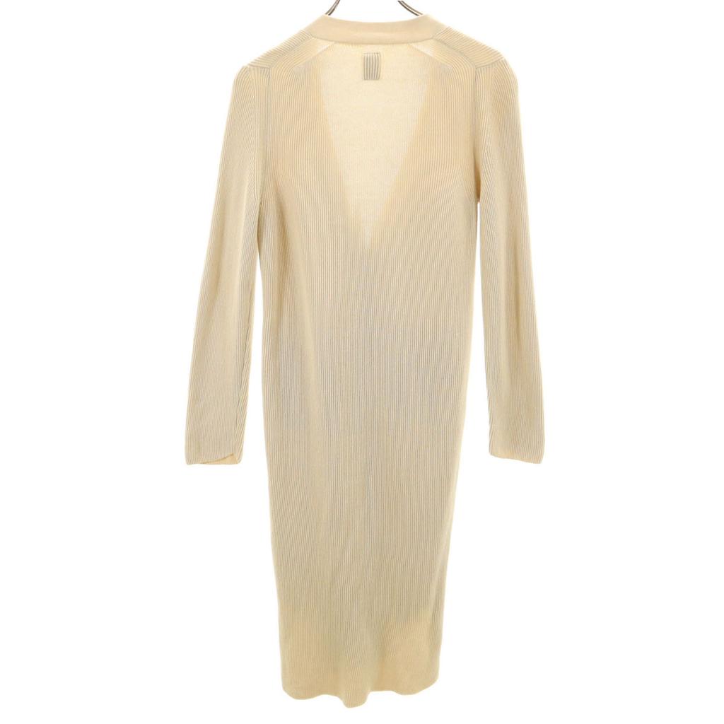 BATONER made in Japan Long sleeve long knit cardigan 1 beige Women Used