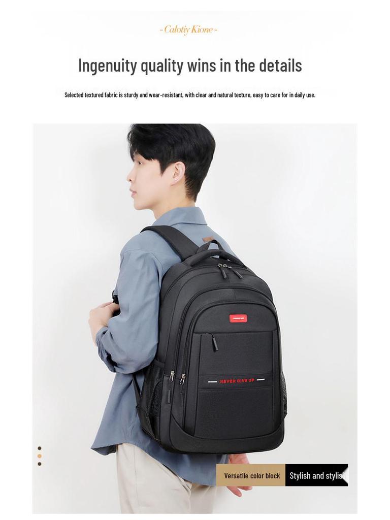 Modischer Rucksack mit großer Kapazität für Männer und Frauen: Ideal für Reisen, Geschäftliches und Schule