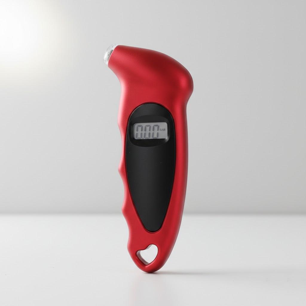 

Digital Tire Pressure Gauge 0-150 PSI Backlight High Precision Tire Pressure Monitoring System for Car Truck Motorcycle червоний