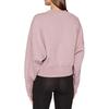 adidas Originals Simple Casual Sports Round Neck Drop Shoulder Short Logo Sweatshirt Women Sweatshirt Pink HF7480