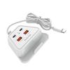 4 Port 12W Fast Charging Desktop Charging Station 2Usb 2Type C Portable Travel Home Phone Charging Socket