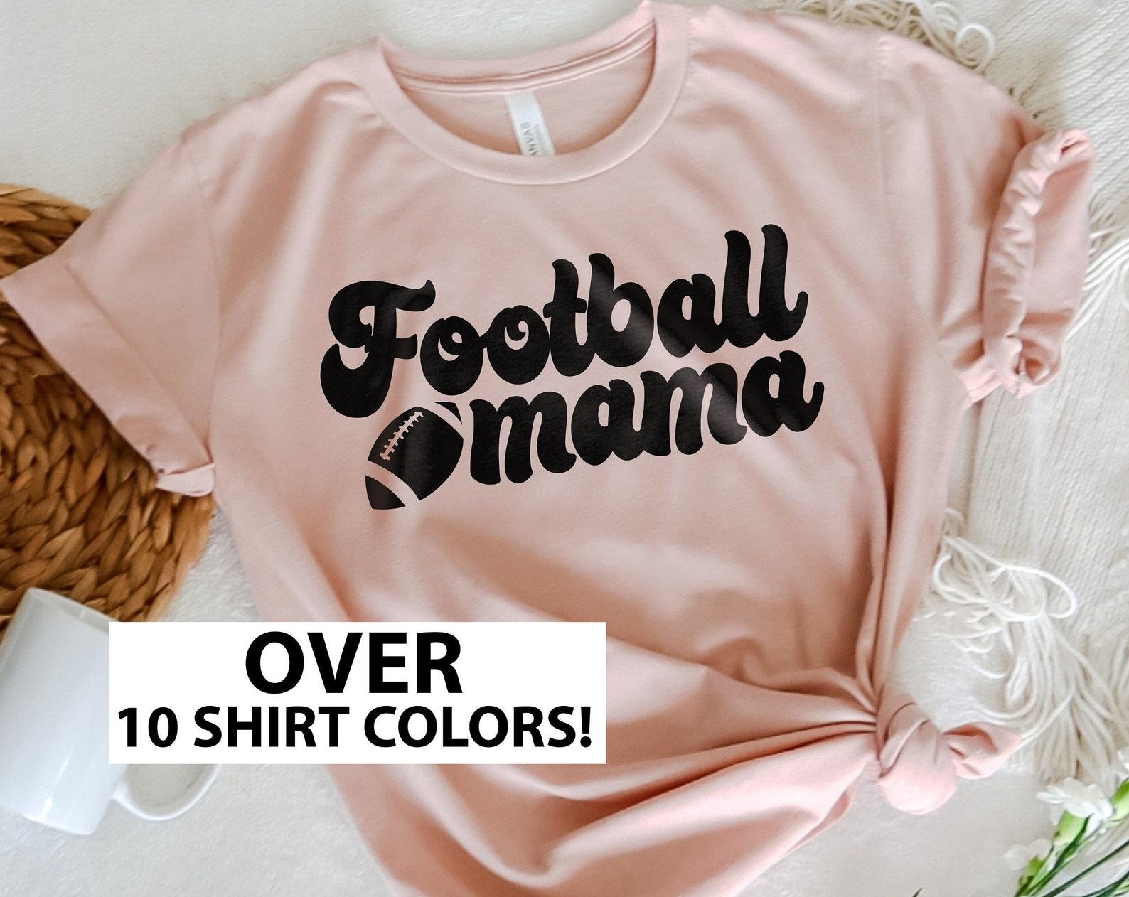 Football Mama Shirt | Football Mom Distressed Shirt for Women | Cute Trendy Football Mom T-Shirt,Football Tee, Football Mom Shirt 3XL