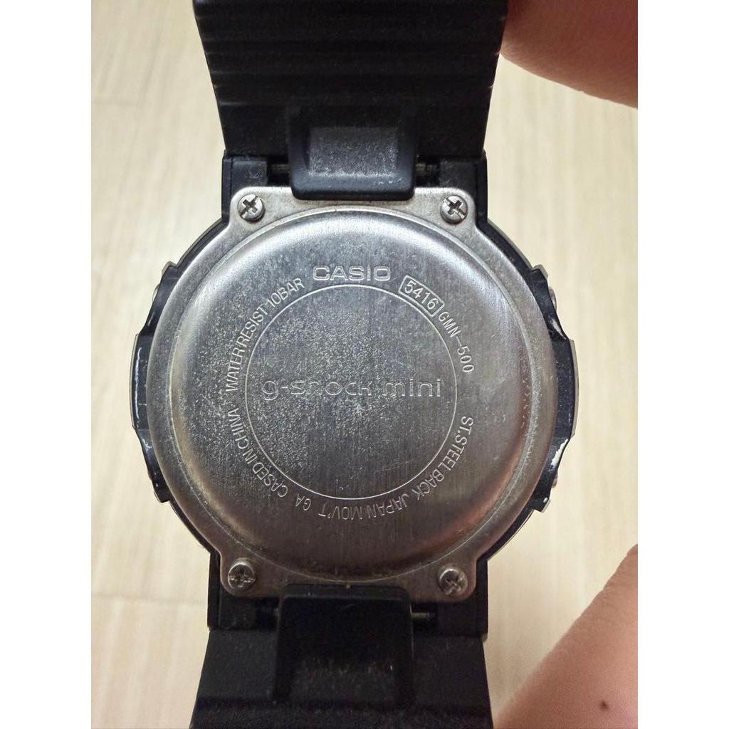 Used CASIO G-SHOCK mini Analog-Digital Watch Black x Pink