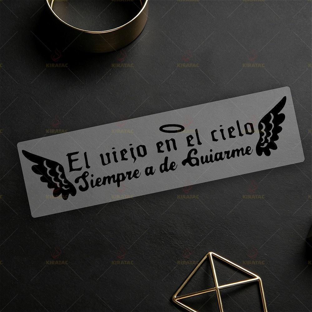 Healing Angel Element Spanish Motocycle Sticker Waterproof for Fairing Fuel Tank Car Trunk Window Scooter Universal Vinyl Decals