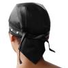 Hip Hop Dark Durag Doo Rag Berretti Durag Cappello da Pirata per Passeggiate in Strada Oggetti di Scena Fotografici PU Oggetti di Scena Fotografici Grunge