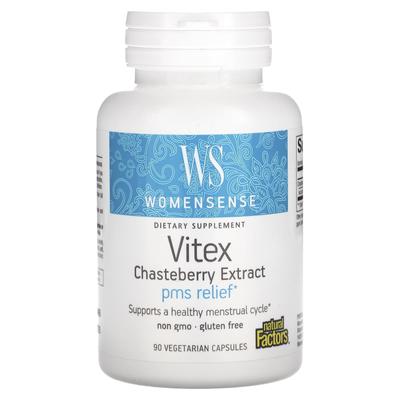 Natural Factors, Womensense, Vitex Chasteberry Extract, 90 Veggie Capsules