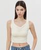 Itove Seoul 2Pcs Ribbon Shirring Sleeveless Cm