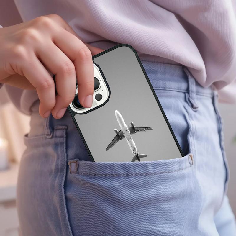 Aircraft Plane Airplane Phone Case For iPhone 17 Air 15 16e 14 13 Pro Max Coque 12 11 Pro Max PLUS cover