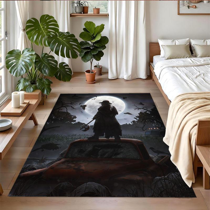Crystal Velvet Rug Soft Non Slip Indoor Floor Mat Home DecorJeepers Creepers The Creeper