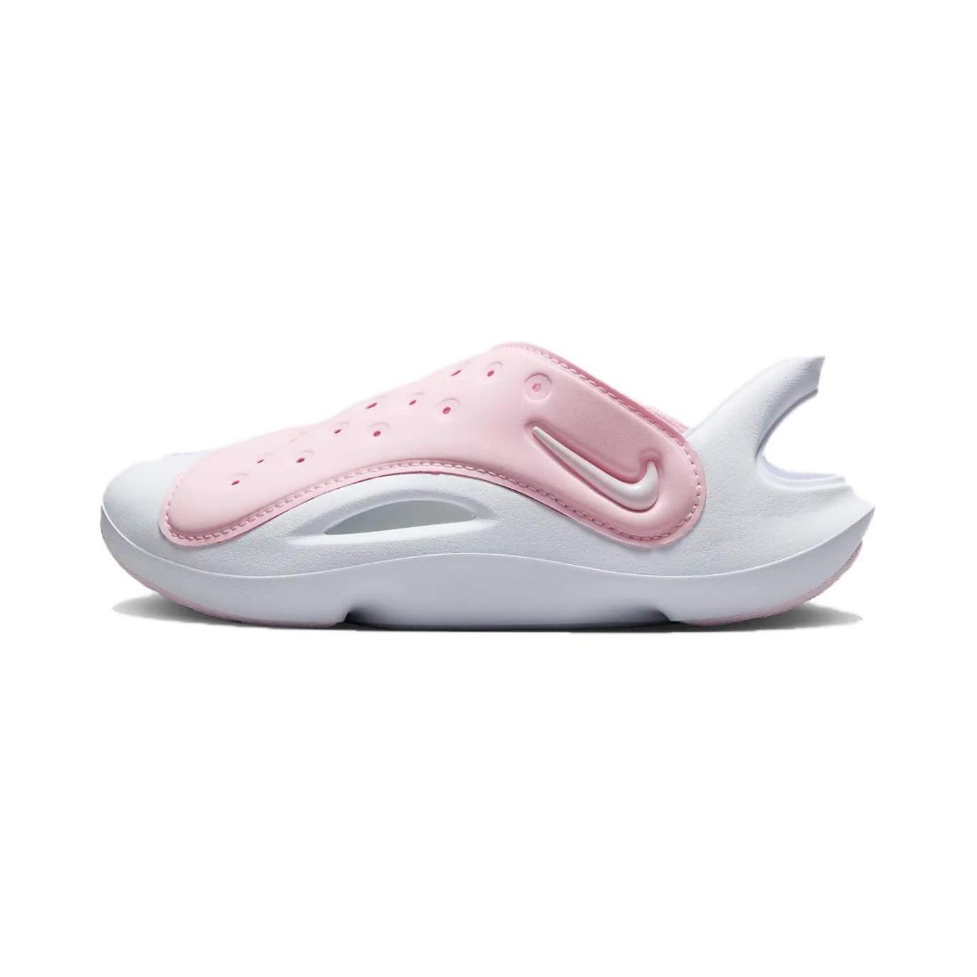 (PS) Nike Aqua Swoosh Sandal Pink Foam White Kids FN0876-600 EU 31