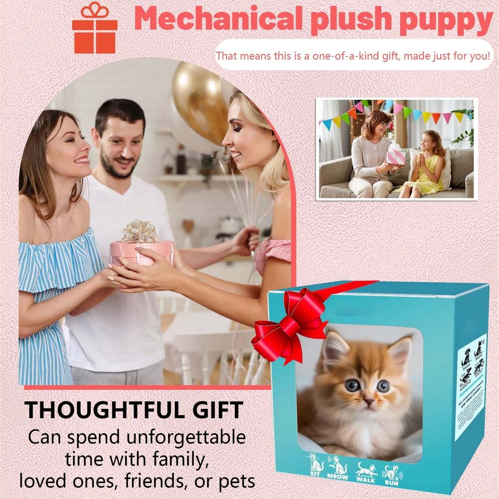Cute Robot Cat Activity Plush Doll Suitable As A Children's Gift