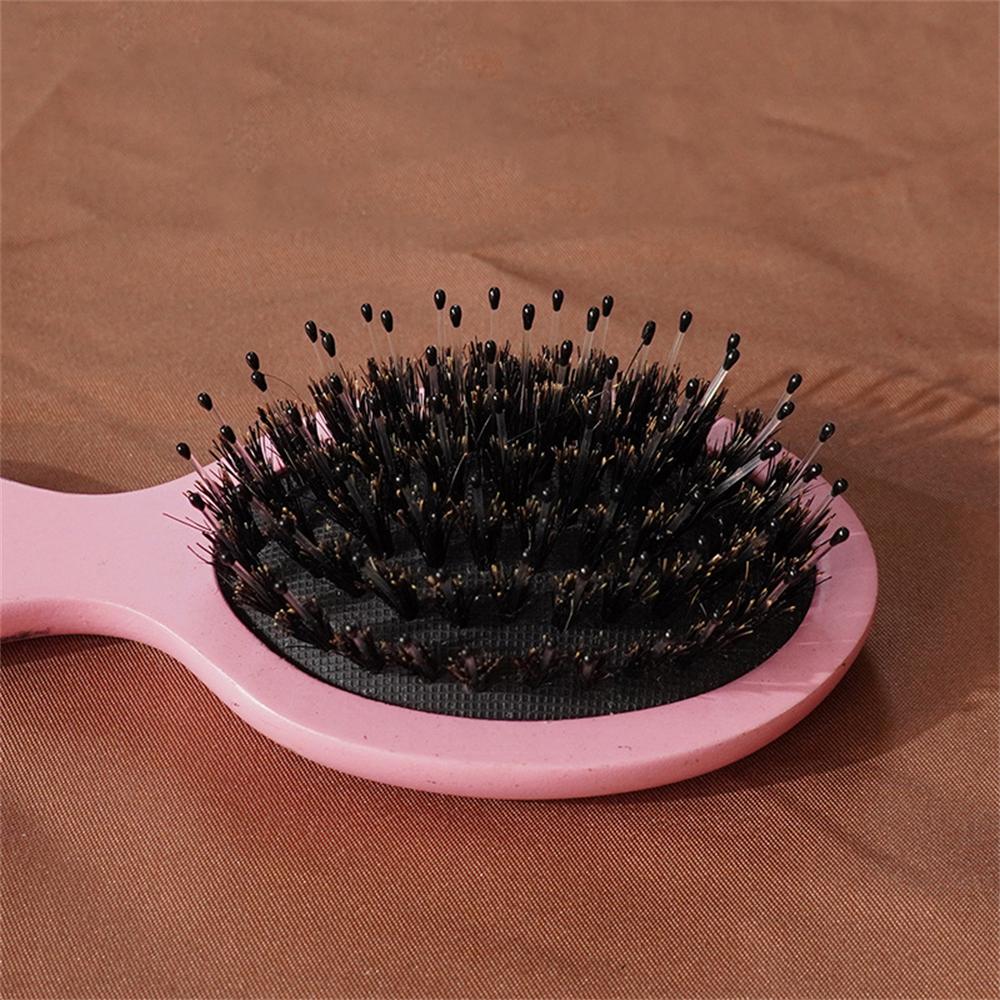 1PC Oval Boar Bristle & Nylon Hair Comb Scalp Massage Hairbrush Styling Tool for Salon Hair Care