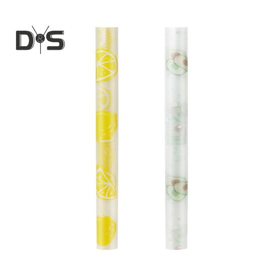 Cabinet Shelf Liners Non-Adhesive Waterproof Drawer Liners Avocado Lemon Print Easy Clean Kitchen Mat for Cupboard Dresser Table Pantry Bathroom