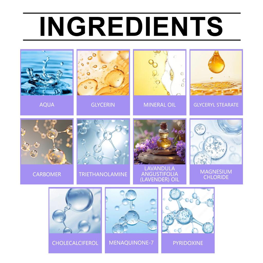 4 In 1 Magnesium Cream Magnesium Lotion Magnesium Oil For Feet, Magnesium Lotion, Magnesium Cream, Topical Magnesium Chloride 114g