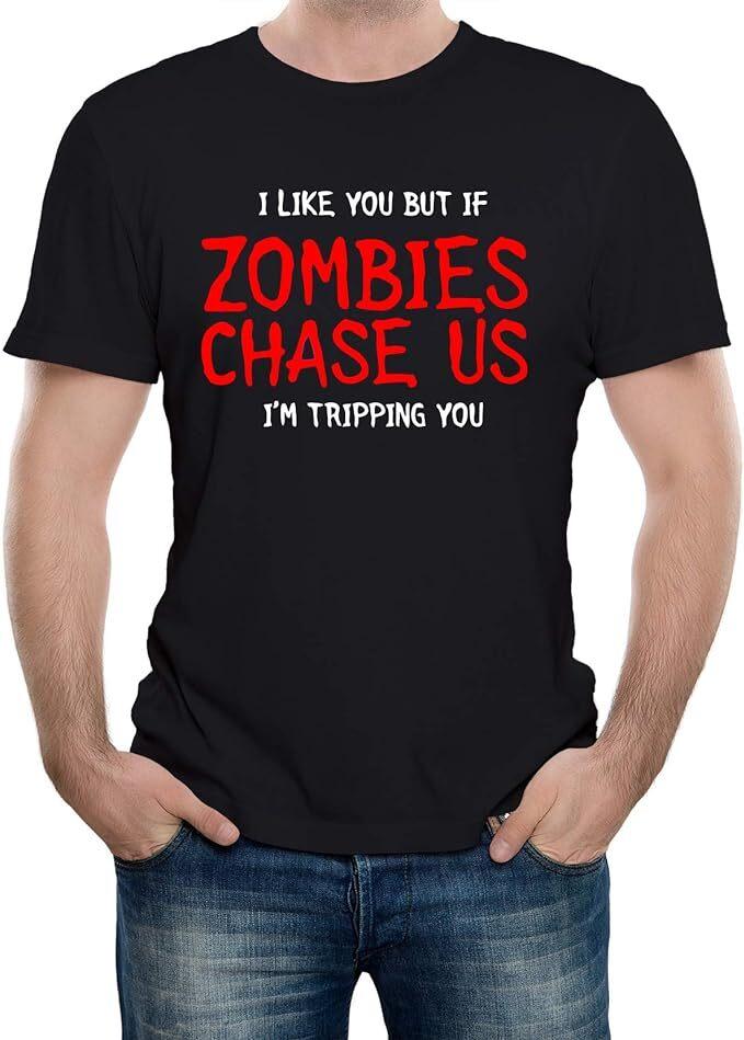 I Like You Zombie T-Shirt Funny Gift Unisex Zombie TEE TOP ALL SIZES S TO 5XL S разноцветный