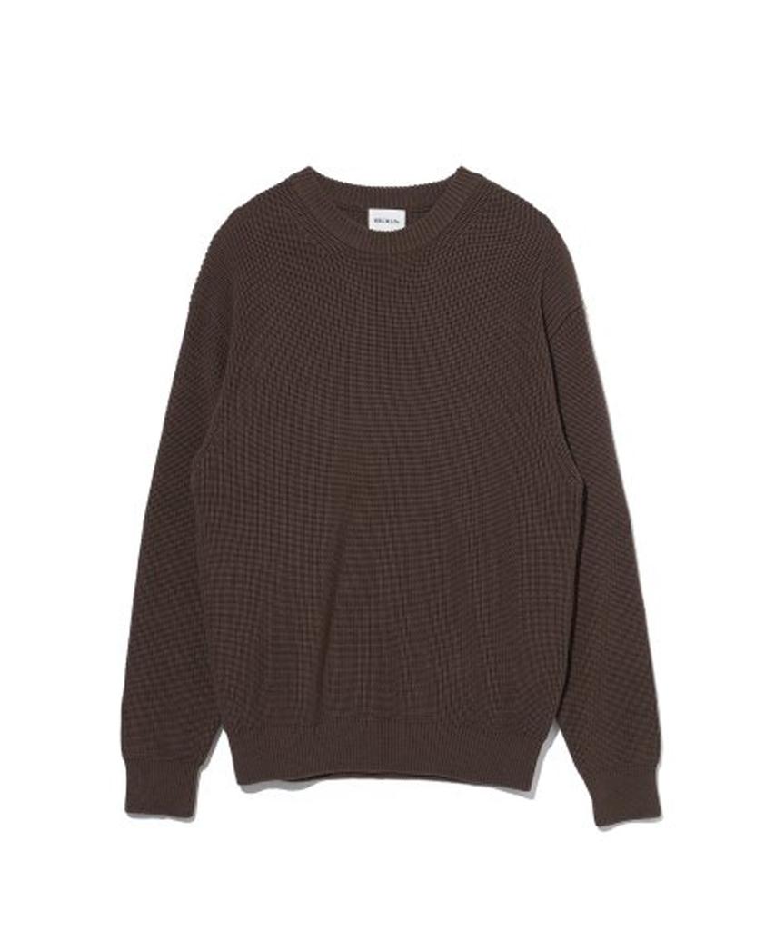 Beulumeon 7 Gauge Crew Neck Knit (Espresso)
