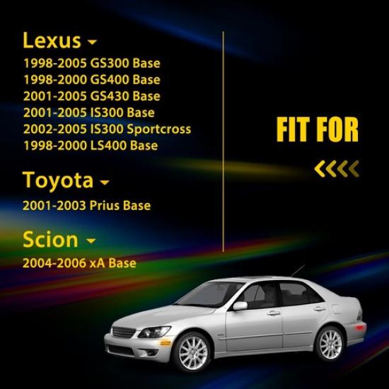 Smoked Lens Yellow LED Side Marker Parking Lights Lamps For Toyota Lexus Scion V