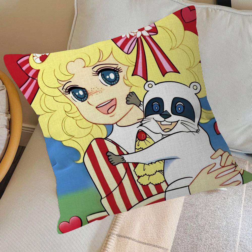 Anime Candy Candy Cushion   Cushion Cover Car Throw Pillow Case For Sofa Car Christmas Gift