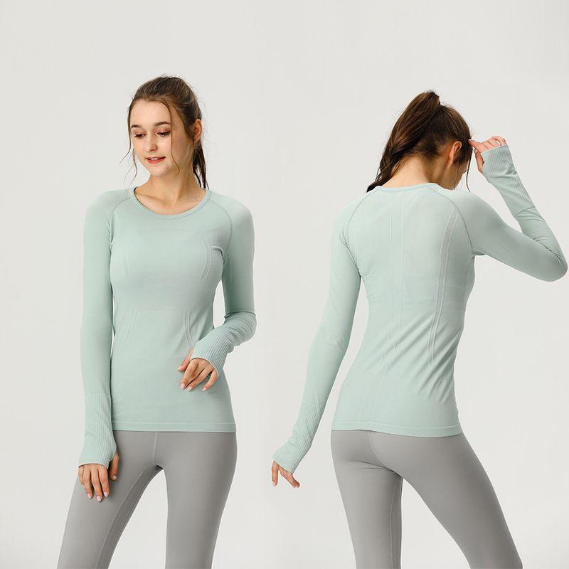 

2025 Sports Yoga Running Fitness Clothing A23 Long sleeves dyed gray XL/size 8