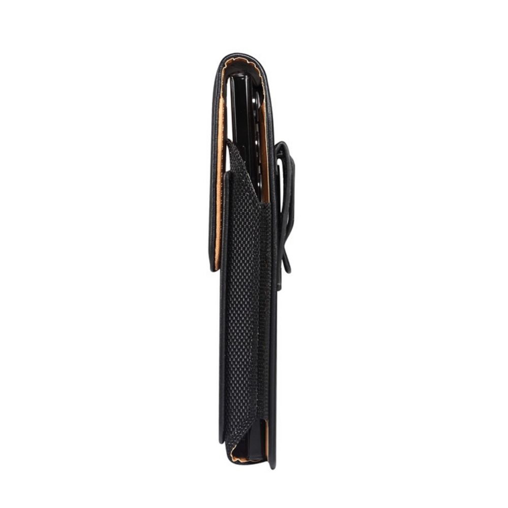 Card Slot PU Leather Belt Clip Case Textured Design Vertical Cover  for Everyday Use