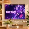 Gengar Custom Name Diamond Painting Personalized 5D Full Drill DIY Diamond Art Home Decor