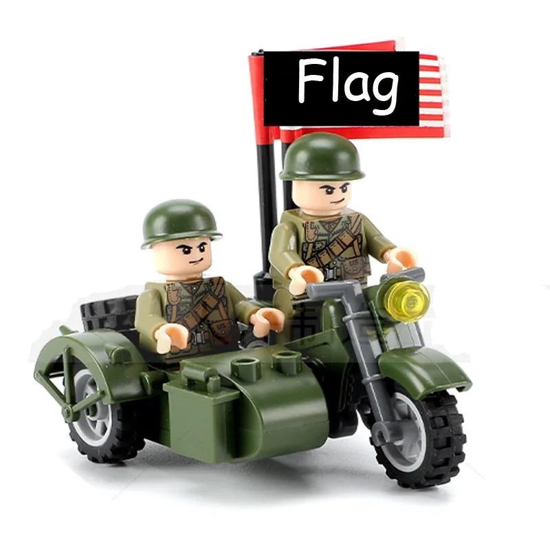 City Patrol Police Motorcycle Car Pursuit Prisoners Model Building Blocks Enlighten Action Figure Toys For Children