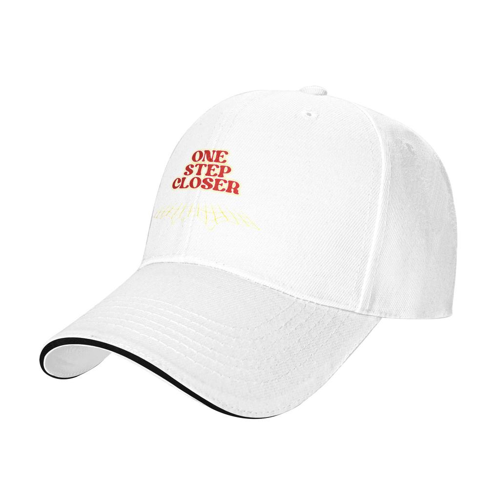Fashion One Step Closer Curved Brim Baseball Cap Casual Denim Hat Unisex Hat
