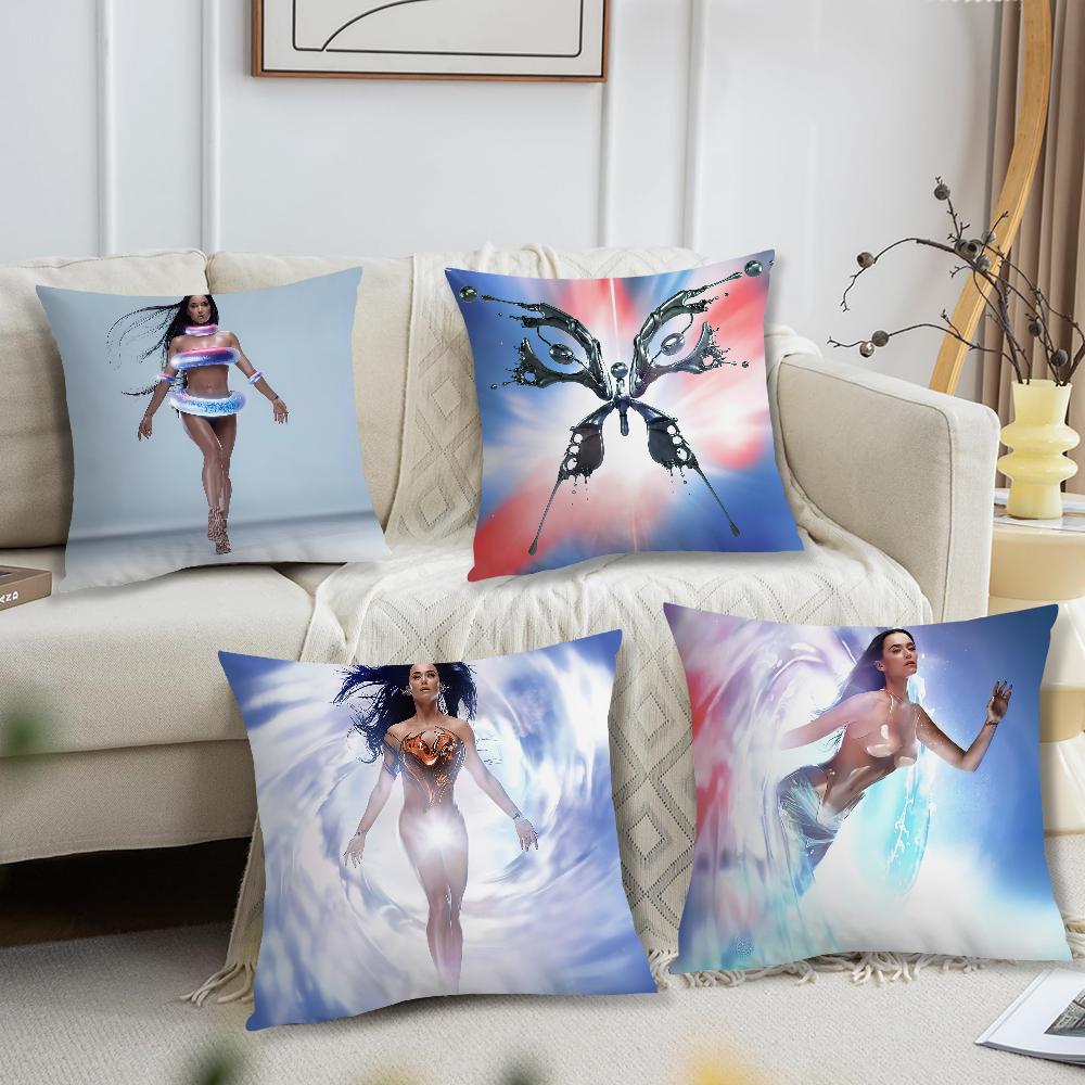 K-Katy Singer P-Perry 143 Kissenbezug Wohnzimmer Akzent Sofa Rückenstütze Quadratisch Lounge Entspannender Nickerchen Begleiter Kissenbezug