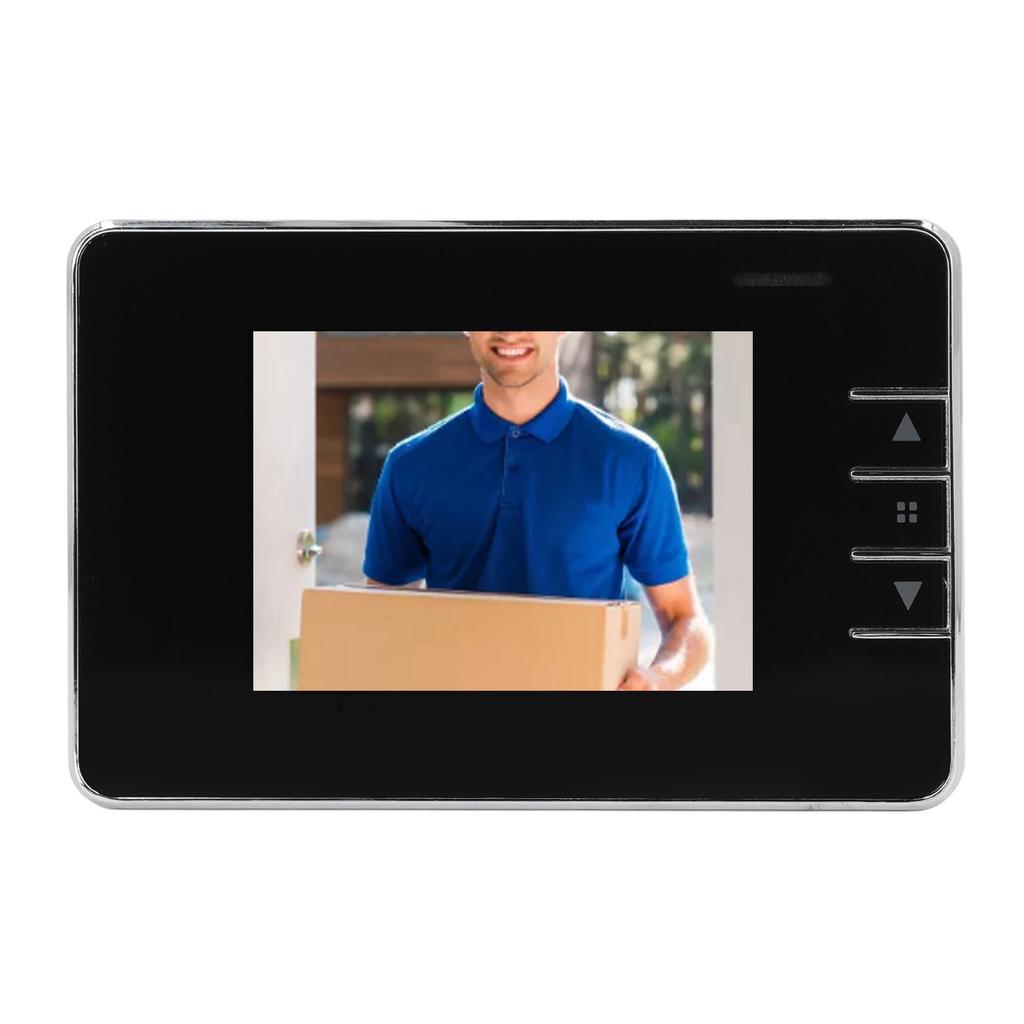 Door Peephole Viewer Camera 120 Degree View HD Night Vision 2 Way Intercom Smart Video Doorbell