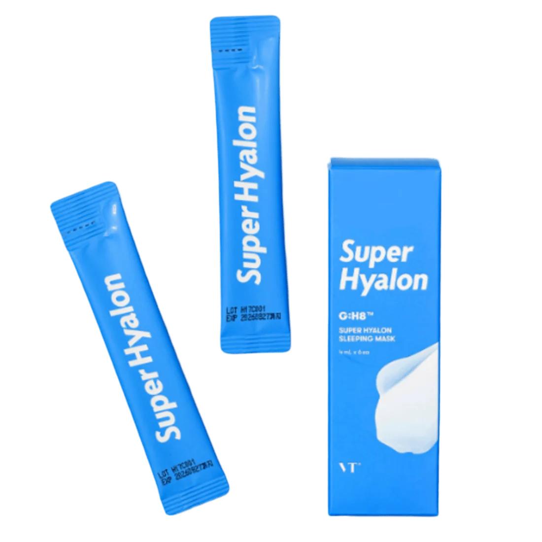 

VT Маска для сна 4 мл x 6 шт.: Super Hyalon/ Cica Vital/ Cica/ Propolis, Антивозрастной, Увлажняющий, Корейская косметика, Kbeauty, образец Super Hyalon