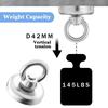 N52 D16-D48 Salvage Magnet Heavy Duty Search Magnets Strong Neodymium Magnet Deep Sea Fishing Magnets Mounting with Ring Eyebolt