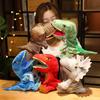 1 STÜCKE Dinosaurier Plüsch Handpuppen Lebensechte Triceratop Tyrannosaurus Rex Handpuppen für Kinder Erwachsene Muppets