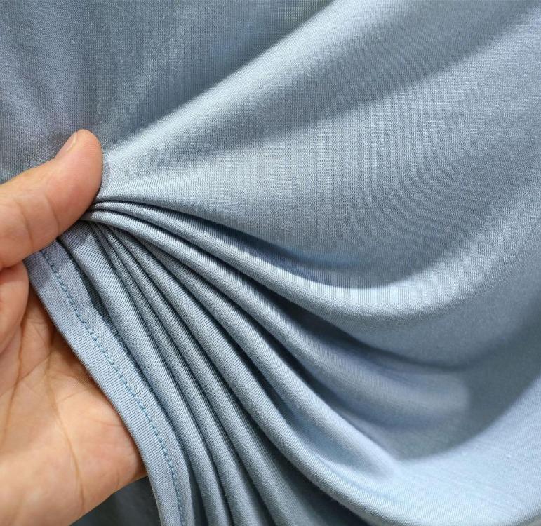 Plus Size Women's Loose U Neck Short Sleeve Modal Tee Thin Solid Color Tshirt All Match Tops M to 6XL