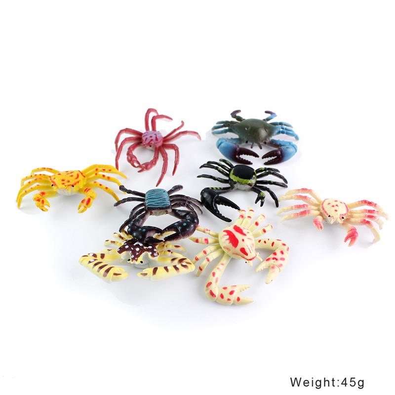 Underwater Animal Ornaments Set: Frog & Goldfish Simulation Toys for Children